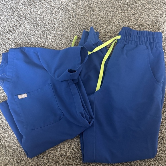 Kids Blue Scrub Pants - Picture 1 of 1